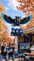 Carolina Panthers drone artwork