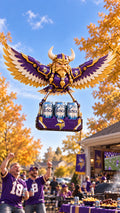 Minnesota Vikings drone artwork